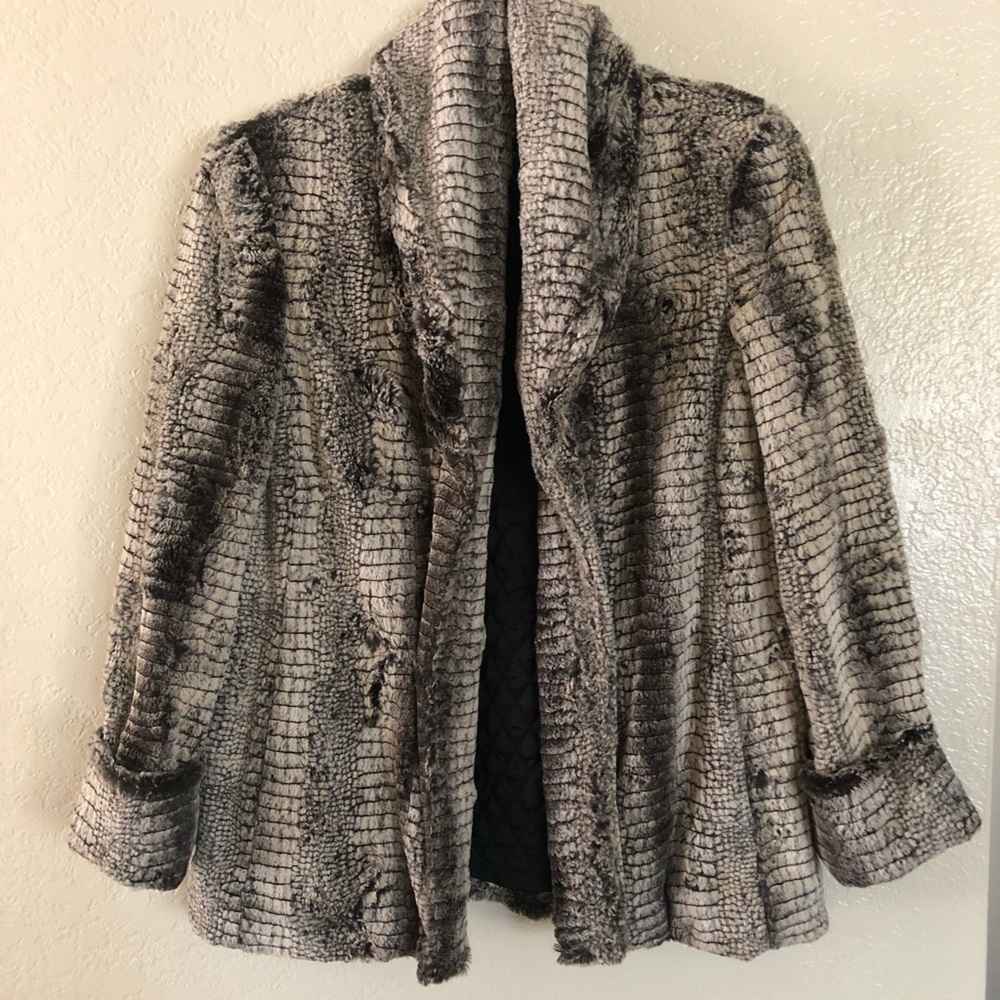 Alice and Olivia Faux Fur Coat